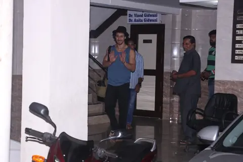 Tiger Shroff snapped in Bandra