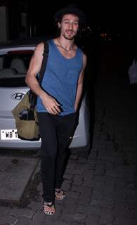 Tiger Shroff snapped in Bandra