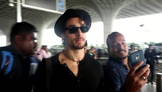 Tiger Shroff snapped at Airport