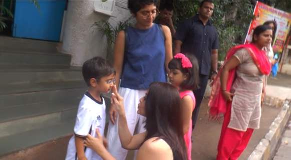 Aishwarya Rai Bachchan and Kiran Rao with their Kids at Vidya's kids Bday Bash