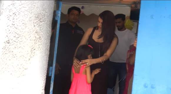 Aishwarya Rai Bachchan at Vidya's kids Bday Bash