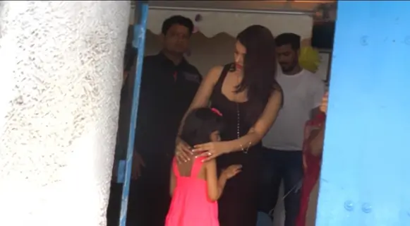 Aishwarya Rai Bachchan at Vidya's kids Bday Bash