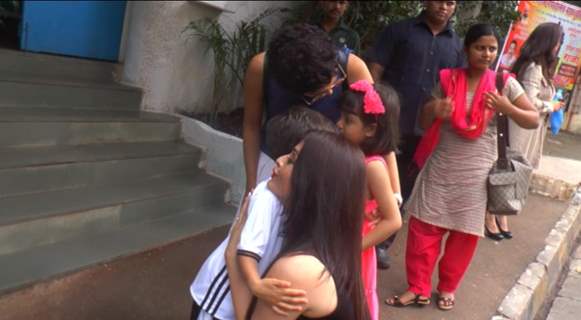 Aishwarya Rai Bachchan and Kiran Rao with their Kids at Vidya's kids Bday Bash