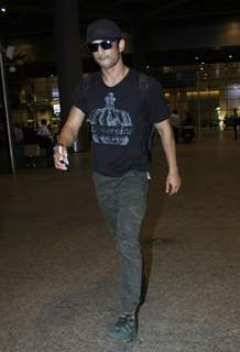 Sushant Singh Rajput snapped at Airport