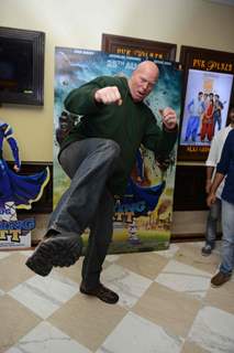 Nathan Jones at Press meet of 'A Flying Jatt' in Delhi