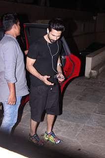 Shahid Kapoor Snapped Post Workout