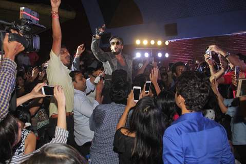 Ranveer Singh promotes'Ranveer Ching Returns' at Gaitey Galaxy Theatre