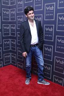 Ashish Raheja at the launch of Splash Fashion AW16 collection