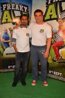 Sohail Rana and Nawazuddin Siddiqui at Promotion of 'Freaky Ali'