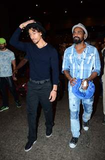 Tiger Shroff and Remo Dsouza Snapped at Airport