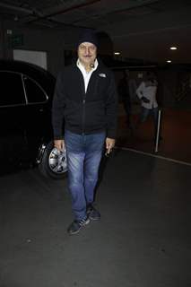 Anupam Kher Snapped at Airport