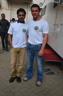 Sohail Khan and Nawazuddin Siddiqui at Promotion of 'Freaky Ali'