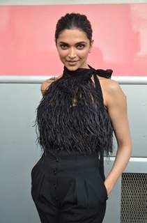 Deepika snapped at Vogue Chat show