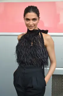 Deepika snapped at Vogue Chat show