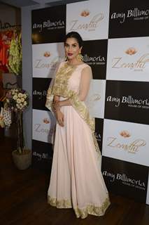 Sophie Choudry at Launch of Amy Billimoria and Zevadhi Jewels