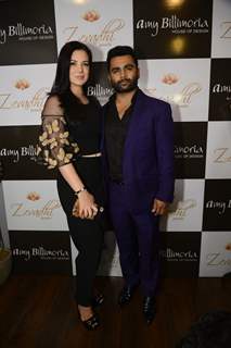 Sachin Joshi with his wife Urvashi Sharma at Launch of Amy Billimoria and Zevadhi Jewels