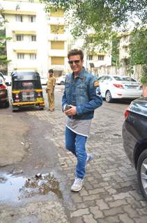 Jimmy Shergill snapped outside Miss Malini's Office