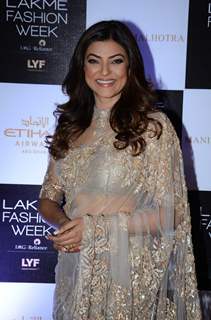 Sushmita Sen at Lakme Fashion Week Winter Festive 2016- Day 1