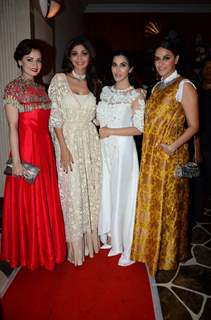 Dia Mirza, Shilpa Shetty, Sophie Choudry & Neha Dhupia at Lakme Fashion Week Winter Festive 2016