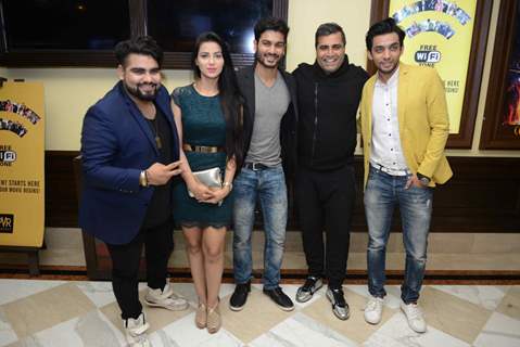 Ashrut Jain and Shailendra Singh at Press Meet of Sunshine Music Tours and Travels