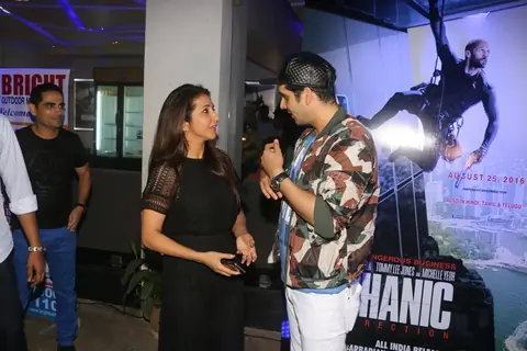 Krishika Lulla and Zayed Khan at Screening of Mechanic Ressurection
