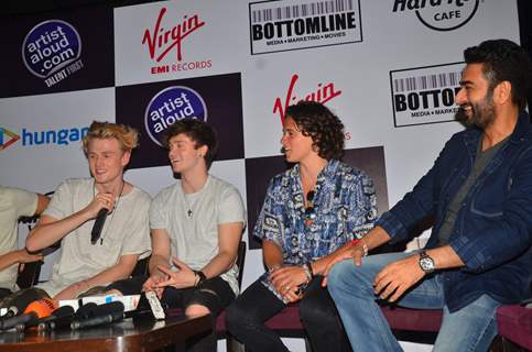 The Vamps in Mumbai with Shekhar Ravjiani