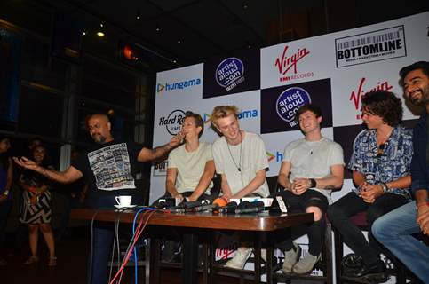 The Vamps in Mumbai with Shekhar Ravjiani and Vishal Dadlani