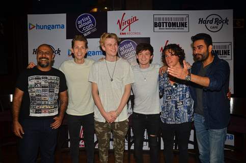 The Vamps in Mumbai with Shekhar Ravjiani and Vishal Dadlani