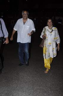 Shabana Azmi and Boney Kapoor Snapped at Airport!