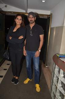 Ronit Roy and Neelam Singh at The Vamps Bash