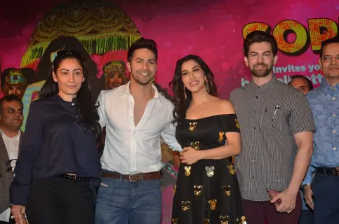 Manyata, Varun Dhawan and Neil Nitin Mukesh at Launch of Sophie Choudry's Song 'Sajan Main Nachungi'
