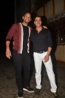 Hollywood star Will Smith Joins Succes Bash of 'Rustom' with Akshay Kumar