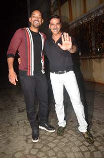 Hollywood star Will Smith Joins Succes Bash of 'Rustom' with Akshay Kumar