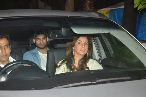 Dimple Kapadia Joins Succes Bash of 'Rustom'
