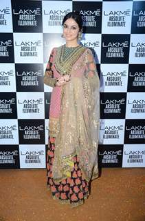 Divya Khosla Kumar at Grand Finale of Lakme Fashion Show 2016