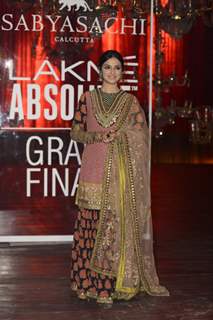 Divya Khosla Kumar at Grand Finale of Lakme Fashion Show 2016