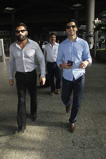 Airport Diaries: Suniel Shetty and Dino Morea!