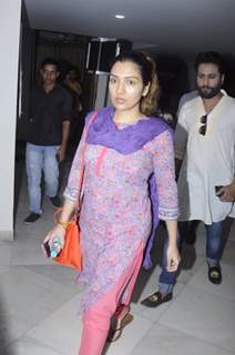 Tina Ahuja at Prayer meet of Krushna Abhishek's father!