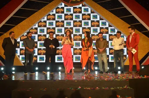 Rithvik Dhanjani, Shilpa Shetty and Anurag Basu at Launch of Sony TV's 'Super Dancer Show'
