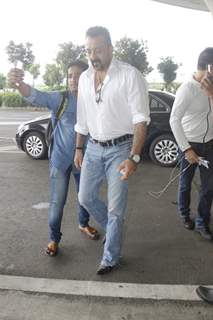 Sanjay Dutt snapped at Airport