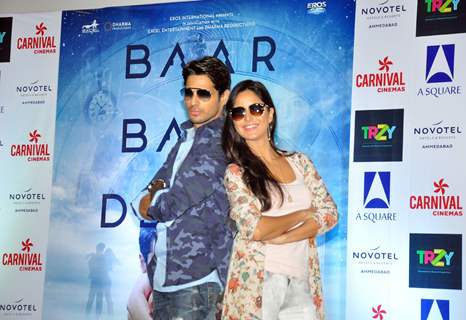 Sidharth Malhotra and Katrina Kaif at Press Meet of 'Baar Baar Dekho'