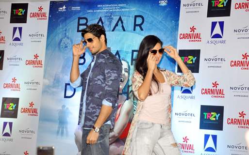 Sidharth Malhotra and Katrina Kaif at Press Meet of 'Baar Baar Dekho'