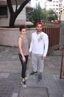 Kunal Khemu and Soha Ali Khan Snapped post leaving the Gym