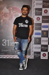 Vir Das at Trailer Launch of Film '31st October'