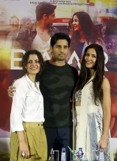 Katrina Kaif, Sidharth Malhotra and Nitya Mehra at Promotion of 'Bar Bar Dekho' in Kolkatta