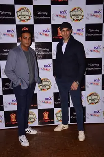 Nandish Singh Sandhu at BCL Gujarat Bash!Nandish Singh Sandhu and Gaurav Aggarwal at BCL Gujarat Bas