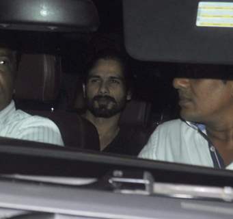 Shahid Kapoor snapped at Bhansali office