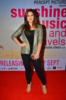 Zarine Khan at Screening of 'Sunshine Music Tours & Travels'