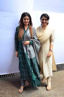 Raveena Tandon and Shaina NC at Launch of State-of-the-Art Toilets for Police and Railways