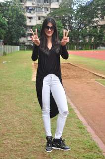 Pooja Hegde at Bombay City District Amateur Athletics Association